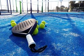 Outdoor padel tennis courts at Destino Padel near Farnsfield