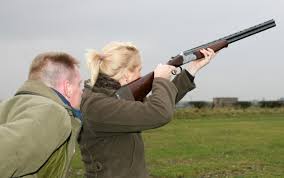 Clay pigeon shooting experience in countryside near Mansfield