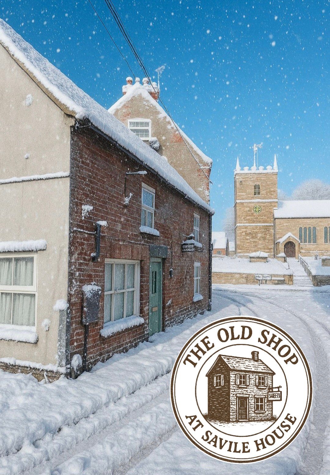 Cottage in the snow