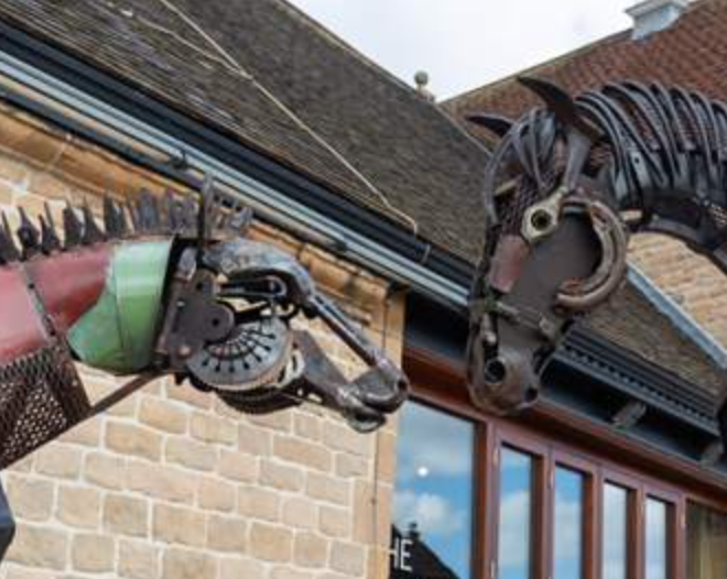 Courtyard shops and Harley Gallery at Welbeck Estate
