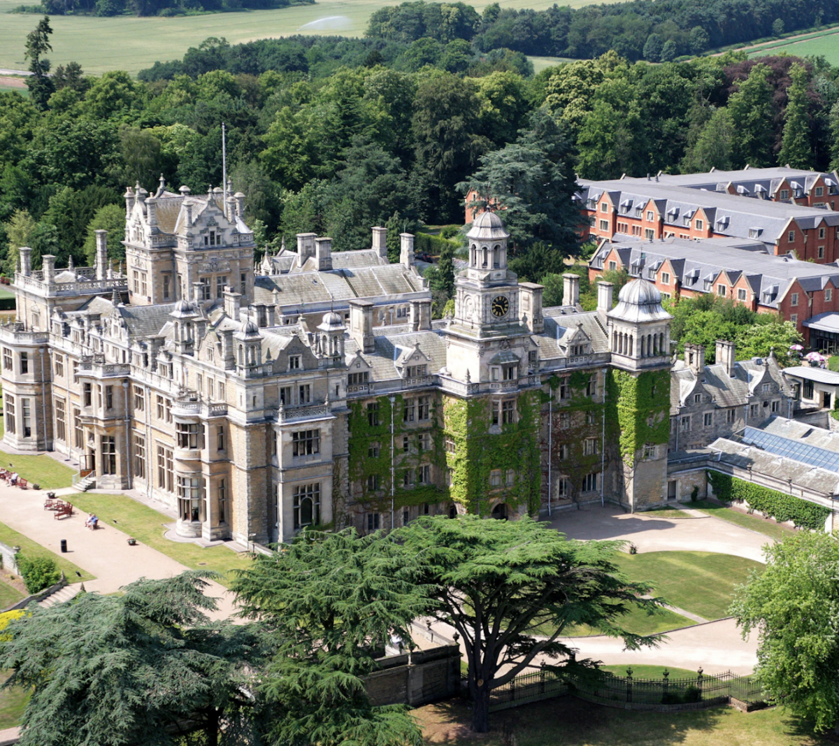 Historic Thoresby Hall hotel and spa exterior