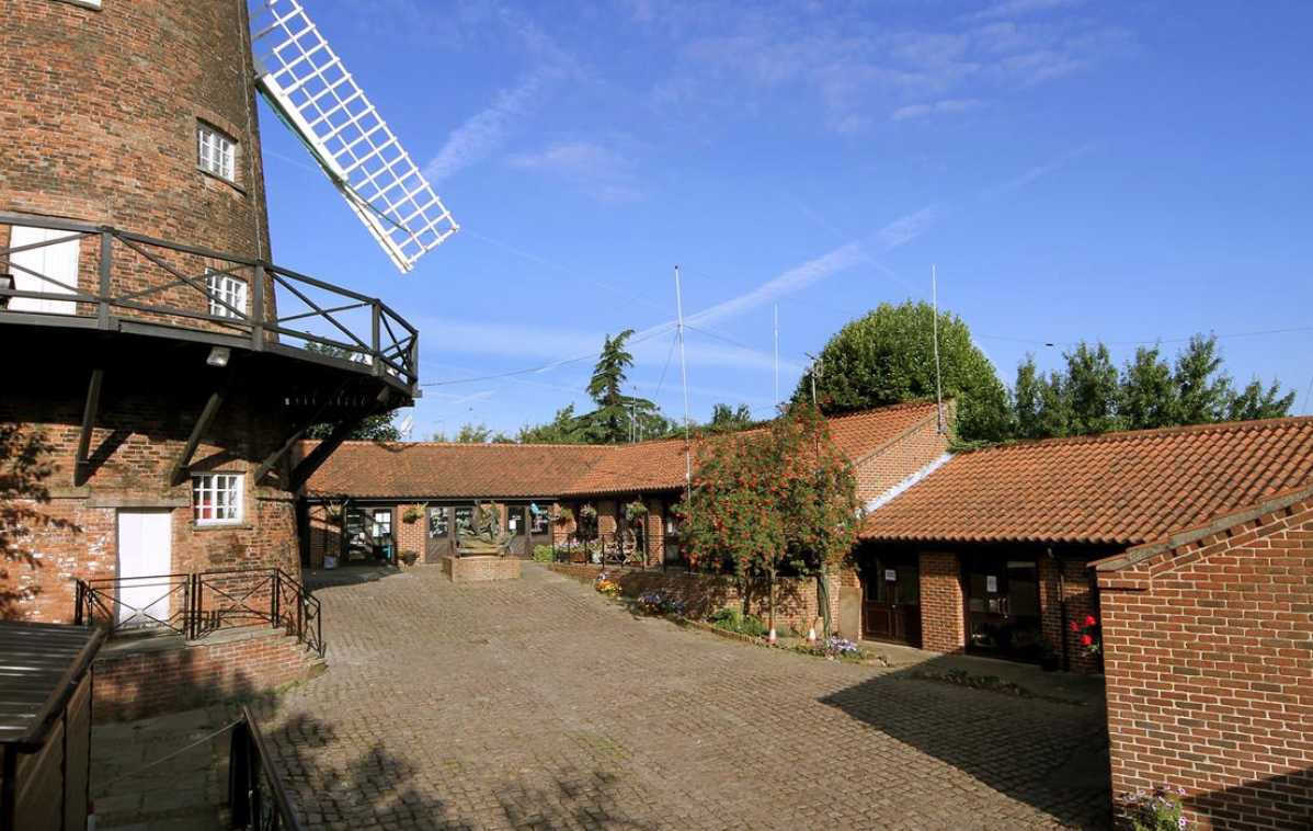 Restored windmill and science exhibits at Green’s Windmill